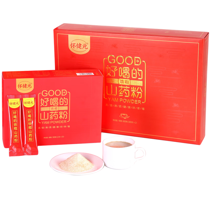 山药粉礼盒装300克/盒*2/提，2提装