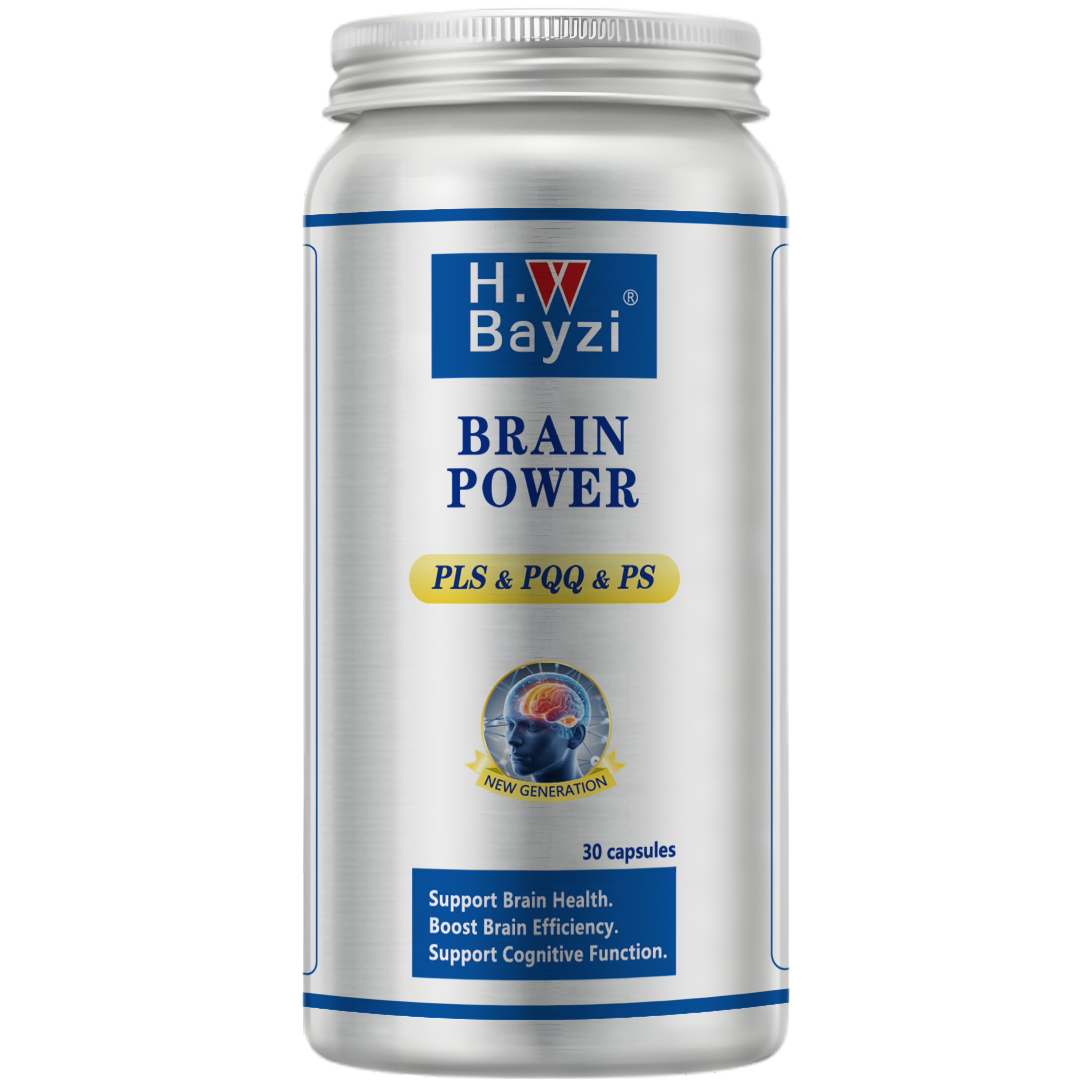 美国拜滋PLS大脑神经强力芯30粒/瓶，6瓶装